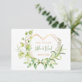 Save The Date Enregistrer le coeur de dates (Debout devant)