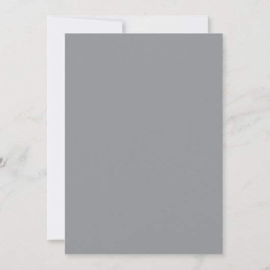 Save The Date Enregistrer Le Mariage Date | Motif moderne gris j (Dos)