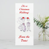Save The Date Enregistrer le Mariage Date/Noël (Debout devant)