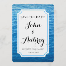 Enregistrer le Mariage de bateau de croisière Date