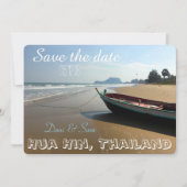 Save The Date Enregistrer le mariage de Date Beach (Devant)