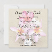 Save The Date Enregistrer le Mariage Tropical Date (Devant)
