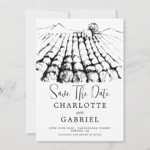 Save The Date Enregistrer Le Mariage Vignoble Date