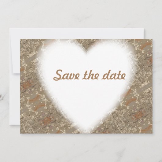 SAVE THE DATE ENREGISTRER LE MOTIF D'OR DATE (Devant)