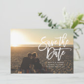 Save The Date Enregistrer le script Date, horizontal, paysage (Debout devant)