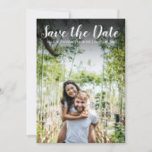 Save The Date Enregistrer le script de date Simple Photo moderne (Devant)
