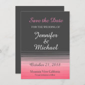 Save The Date Enregistrer l'écriture manuscrite du Mariage Date  (Devant / Derrière)