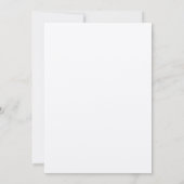Save The Date Enregistrer l'écriture manuscrite Mariage date uni (Dos)