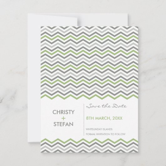 Save The Date ENREGISTRER LES ANNONCES DE DATE :: chevron1 4 (Devant)