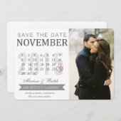 Save The Date Enregistrer les annonces du calendrier des dates | (Devant / Derrière)