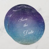 Save The Date Enregistrer les étoiles de date dans le Mariage du (Devant / Derrière)