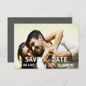 Save The Date Enregistrer L'Invitation Date/Mariage | Nous (Devant / Derrière)