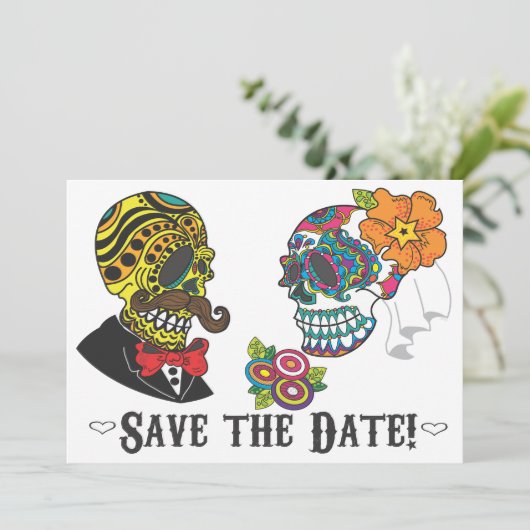 Save The Date Enregistrer l'Invitation de date (Debout devant)