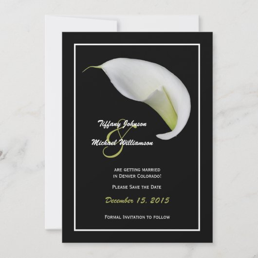 Save The Date Enregistrer l'invitation de la date de publication (Devant)