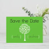 Save The Date Enregistrer l'invitation de l'arbre des dates (Debout devant)