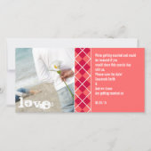 Save The Date Enregistrer l'invitation Jacquard date (Devant)