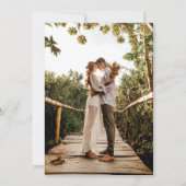 Save The Date Enregistrer notre date Arch Mariage de typographie (Dos)