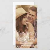 SAVE THE DATE ENREGISTRER NOTRE DATE | ENREGISTRER LA DATE D'ANN (Devant / Derrière)