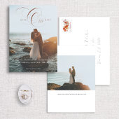 Save The Date Enregistrer notre date Formal Script Photo Enregis