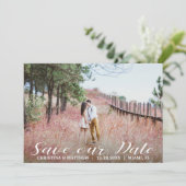 Save The Date ENREGISTRER NOTRE DATE Mariage 4 PHOTOS Collage no (Debout devant)