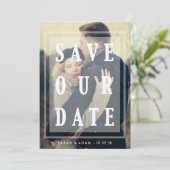 Save The Date Enregistrer notre superposition de date | Enregist (Debout devant)