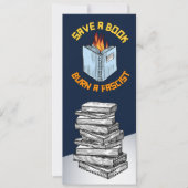 Save The Date Enregistrer un livre Brûler un Signet fasciste (Devant)