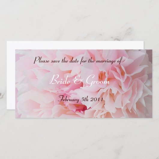 Save The Date Enregistrez la date (Devant / Derrière)