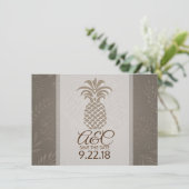 Save The Date Enregistrez la Date Ananas (Debout devant)
