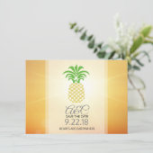 Save The Date Enregistrez la date  Cœurs d'ananas (Debout devant)