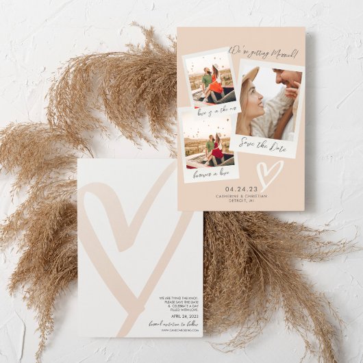 Save The Date Enregistrez la date de style photo instantanée