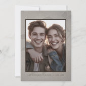 Save The Date Enregistrez la date de votre mariage rustique et d (Devant)