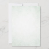 Save The Date Enregistrez la date Fleurs Mariage Verdure Calendr (Dos)