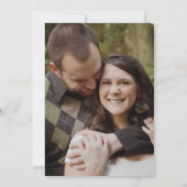 Save The Date Enregistrez la date. Grange Bois Autumn Flowers Ca (Dos)