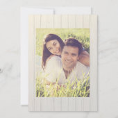 Save The Date Enregistrez la date Photo Broderie Hydrangea Rose  (Dos)