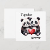 Save The Date Ensemble Panda Froever (Devant / Derrière)