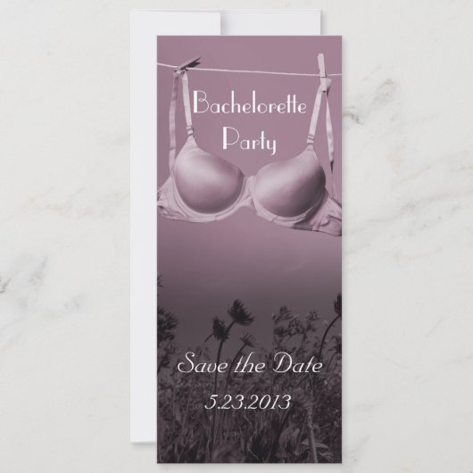 Save The Date Enterrement de vie de jeune fille (Devant)
