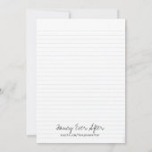 Save The Date Épouses du lycée Enregistrer la date (Dos)