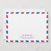 Save The Date Espagne Air Mail Mariage Enregistrer La Date (Dos)