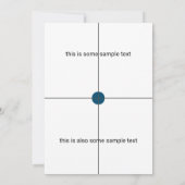 Save The Date essai échantillon (Dos)