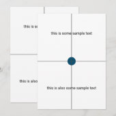 Save The Date essai échantillon (Devant / Derrière)