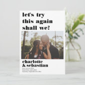 Save The Date Essayons de nouveau d'enregistrer la photo Date (Debout devant)