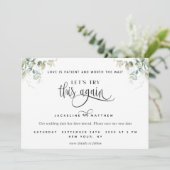 Save The Date Essayons de nouveau, l'amour est la verdure patien (Debout devant)