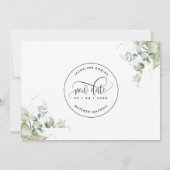 Save The Date Essayons de nouveau, l'amour est la verdure patien (Dos)