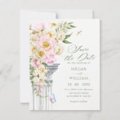 Save The Date esthétique florale (Devant)
