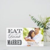 SAVE THE DATE ET ÊTRE MARIÉ | ENREGISTRER LA DATE D'ANNONCE (Debout devant)