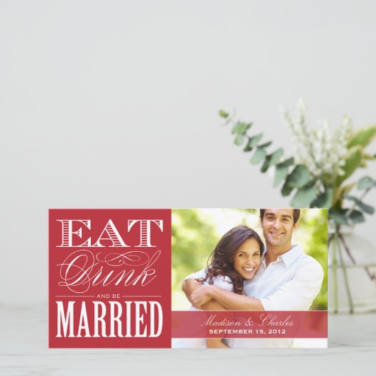 SAVE THE DATE ET ÊTRE MARIÉ | ENREGISTRER LA DATE D'ANNONCE (Debout devant)