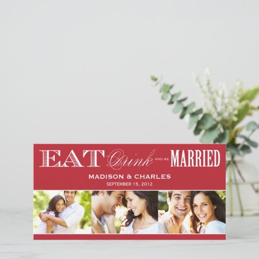 SAVE THE DATE ET ÊTRE MARIÉ | ENREGISTRER LA DATE D'ANNONCE (Debout devant)