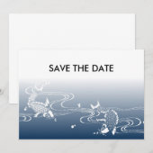 Save The Date Étang japonais Koi(Carp) (Devant / Derrière)