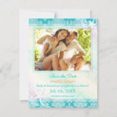 Save The Date Été Starfish Mariage Photo Enregistrer la date (Devant)