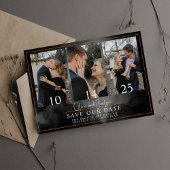 Save The Date Ethereal Aquarelle Black Moody Halloween Mariage